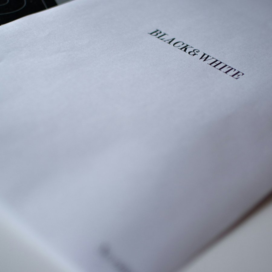 Black & white printing